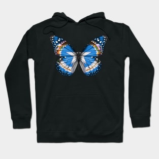 Northern Marianan Flag  Butterfly - Gift for Northern Marianan From Northern Mariana Islands Hoodie